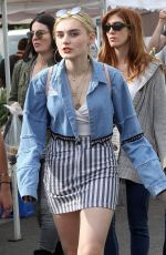 MEG DONNELLY Shopping at Farmers Market in Studio City 01/07/2018
