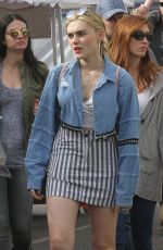 MEG DONNELLY Shopping at Farmers Market in Studio City 01/07/2018