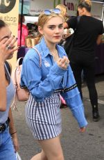 MEG DONNELLY Shopping at Farmers Market in Studio City 01/07/2018