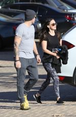 MEGAN FOX and Brian Austin Green Arrives at Malibu Country Mart 01/25/2018