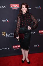 MEGAN MULLALLY at Bafta Los Angeles Tea Party in Los Angeles 01/06/2018