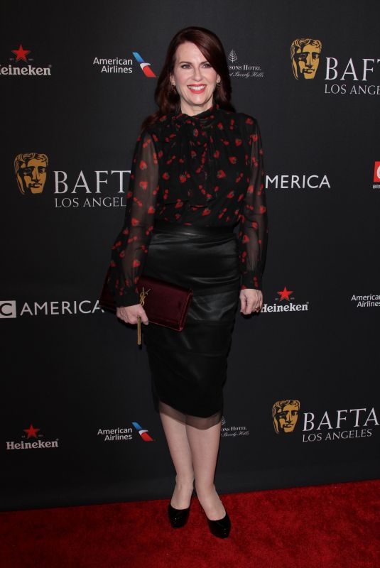 MEGAN MULLALLY at Bafta Los Angeles Tea Party in Los Angeles 01/06/2018