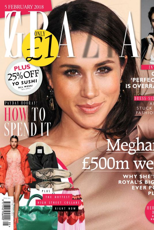 MEGHAN MARKLE in Grazia Magazine, UK February 2018 Issue