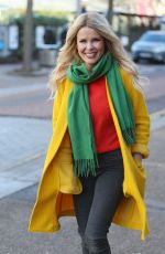 MELINDA MESSENGER Arrives at ITV Studios in London 01/19/2018
