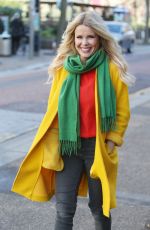 MELINDA MESSENGER Arrives at ITV Studios in London 01/19/2018