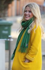 MELINDA MESSENGER Arrives at ITV Studios in London 01/19/2018