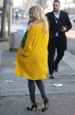 MELINDA MESSENGER Arrives at ITV Studios in London 01/19/2018