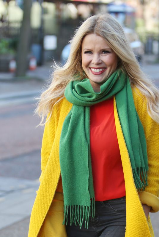 MELINDA MESSENGER Arrives at ITV Studios in London 01/19/2018