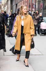 MELISSA BENOIST Arrives at AOL Build in New York 01/22/2018