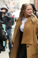 MELISSA BENOIST Arrives at AOL Build in New York 01/22/2018