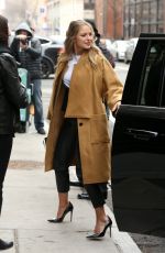 MELISSA BENOIST Arrives at AOL Build in New York 01/22/2018