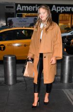 MELISSA BENOIST Arrives at Her Hotel in New York 01/22/2018