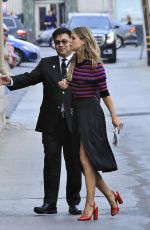 MELISSA BENOIST Arrives at Jimmy Kimmel Live in Los Angeles 01/15/2018