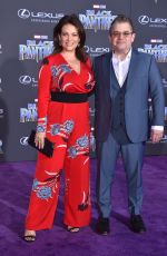 MEREDITH SALENGER at Black Panther Premiere in Hollywood 01/29/2018