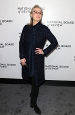 MERYL STREEP at National Board of Review Annual Awards Gala in New York 01/09/2018