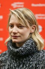 MIA WASIKOWSKA at Damsel Premiere at Sundance Film Festival 01/23/2018
