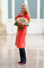 MICHELLE HUNZIKER at 68th Sanremo Music Festival Photocall 01/09/2018