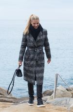 MICHELLE HUNZIKER at a Beach in Sanremo 01/29/2018
