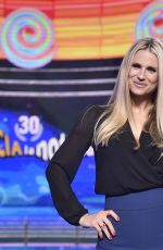 MICHELLE HUNZIKER at Striscia La Notizia Show Photocall in Milan 01/08/2018