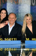 MICHELLE HUNZIKER at Striscia La Notizia Show Photocall in Milan 01/08/2018