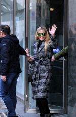 MICHELLE HUNZIKER Out on Her 41st Birthday in Milan 01/24/2018