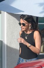 MICHELLE KEEGAN and Mark Wright Out for Lunch in Los Angeles 01/16/2018