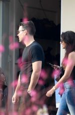 MICHELLE KEEGAN and Mark Wright Out for Lunch in Los Angeles 01/16/2018