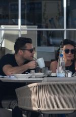MICHELLE KEEGAN and Mark Wright Out for Lunch in Los Angeles 01/16/2018