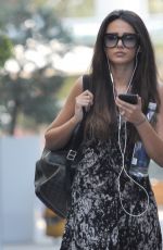 MICHELLE KEEGAN Leaves Equinox Gym in West Hollywood 01/18/2018