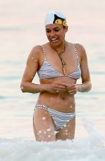 MICHELLE RODRIGUEZ in Bikini at a Beach in Tulum 03/01/2018
