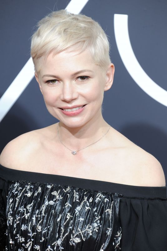 MICHELLE WILLIAMS at 75th Annual Golden Globe Awards in Beverly Hills 01/07/2018