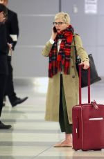 MICHELLE WILLIAMS at JFK Airport in New York 01/29/2018