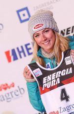 MIKAELA SHIFFRIN at Alpine Skiing Fis World Cup Ladies Draw in Zagreb 01/02/2018