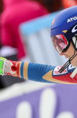 MIKAELA SHIFFRIN at Alpine Skiing FIS World Cup Slalom at Kranjska Gora in Slovenia 01/07/2018