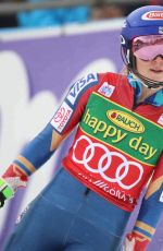 MIKAELA SHIFFRIN at Alpine Skiing FIS World Cup Slalom at Kranjska Gora in Slovenia 01/07/2018