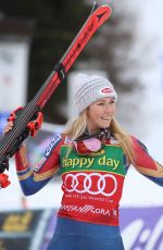 MIKAELA SHIFFRIN at Alpine Skiing FIS World Cup Slalom at Kranjska Gora in Slovenia 01/07/2018