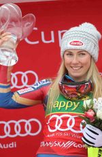 MIKAELA SHIFFRIN at Alpine Skiing FIS World Cup Slalom at Kranjska Gora in Slovenia 01/07/2018