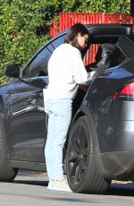 MILA KUNIS Out and About in Los Angeles 01/15/2018
