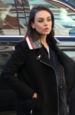 MILA KUNIS Out at Harvard Campus in Cambridge 01/25/2018