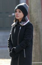 MILA KUNIS Out at Harvard Campus in Cambridge 01/25/2018