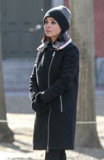 MILA KUNIS Out at Harvard Campus in Cambridge 01/25/2018