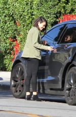 MILA KUNIS Out in Los Angeles 01/23/2018
