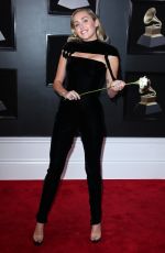 MILEY CYRUS at Grammy 2018 Awards in New York 01/28/2018