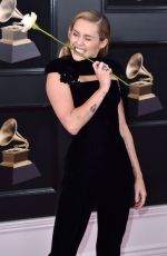 MILEY CYRUS at Grammy 2018 Awards in New York 01/28/2018