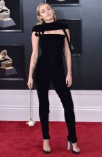 MILEY CYRUS at Grammy 2018 Awards in New York 01/28/2018