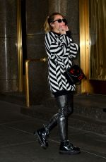MILEY CYRUS Heading to Radio City Music Hall in New York 01/26/2018