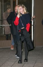 MILEY CYRUS Leaves Madison Square Garden in New York 01/29/2018