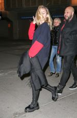 MILEY CYRUS Leaves Madison Square Garden in New York 01/29/2018