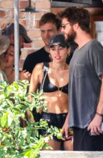 MILEY CYRUS Out for Lunch in Byron Bay 01/10/2018