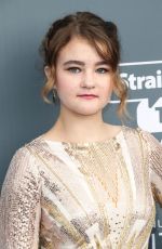 MILLICENT SIMMONDS at 2018 Critics’ Choice Awards in Santa Monica 01/11/2018